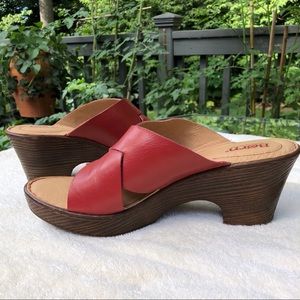 Born Red “Coney” Sandals